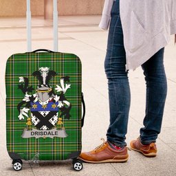 Irish Drisdale Coat of Arms Family Crest Ireland Luggage Cover Irish National Tartan Irish County Luggage Cover
