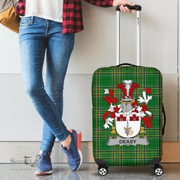 Irish Deasy Coat of Arms Family Crest Ireland Luggage Cover Irish National Tartan Irish County Luggage Cover