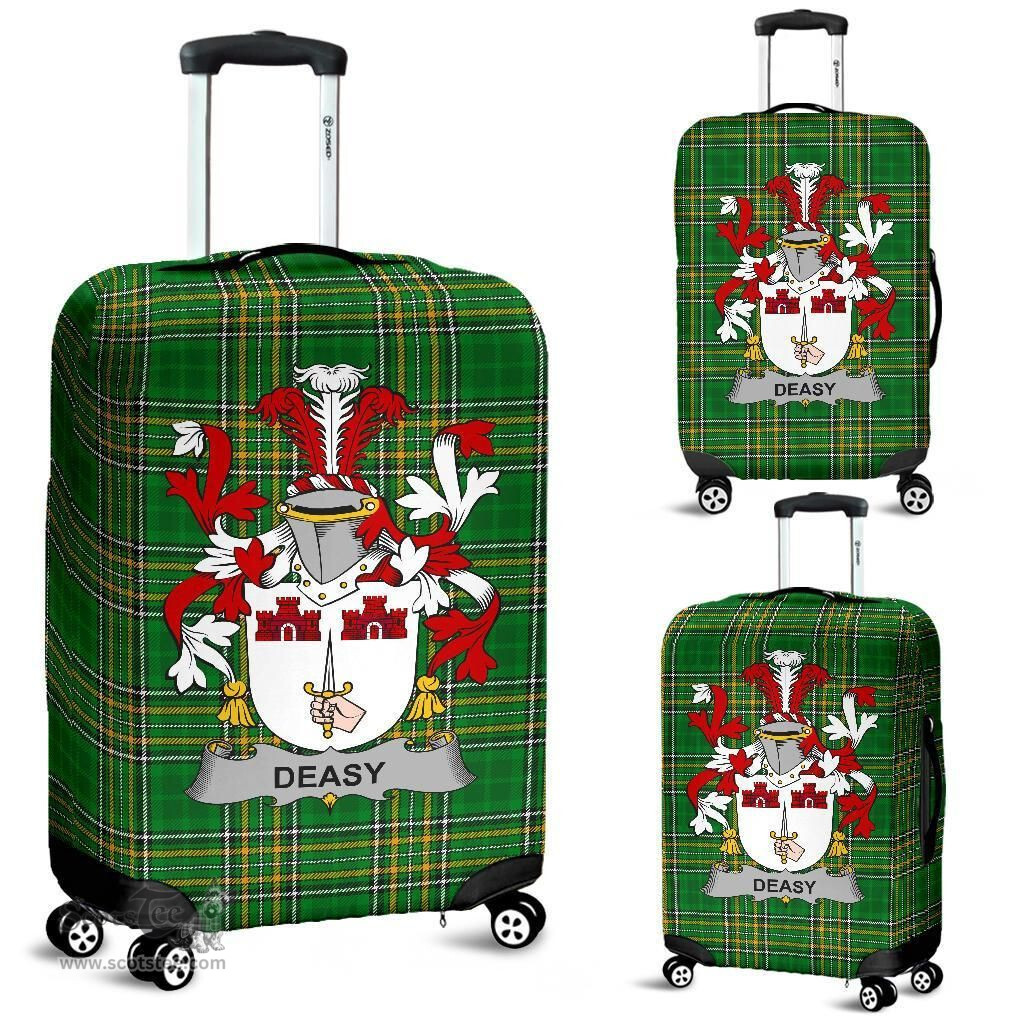 Irish Deasy Coat of Arms Family Crest Ireland Luggage Cover Irish National Tartan Irish County Luggage Cover
