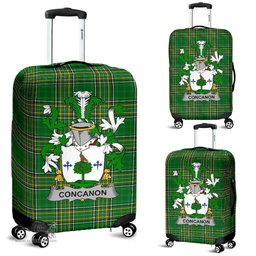 Irish Concanon or O'Concanon Coat of Arms Family Crest Ireland Luggage Cover Irish National Tartan Irish County Luggage Cover