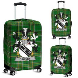 Irish Dawney or Dawnay Coat of Arms Family Crest Ireland Luggage Cover Irish National Tartan Irish County Luggage Cover
