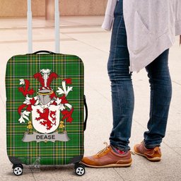 Irish Dease Coat of Arms Family Crest Ireland Luggage Cover Irish National Tartan Irish County Luggage Cover