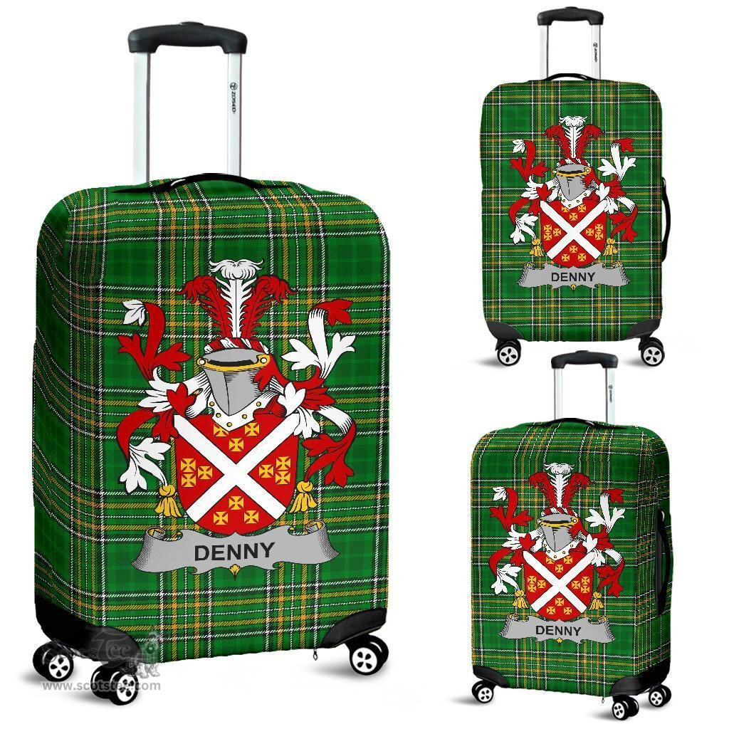 Irish Denny Coat of Arms Family Crest Ireland Luggage Cover Irish National Tartan Irish County Luggage Cover