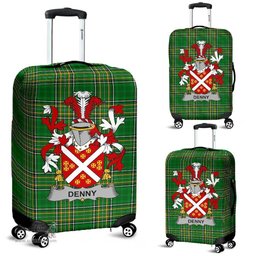 Irish Denny Coat of Arms Family Crest Ireland Luggage Cover Irish National Tartan Irish County Luggage Cover