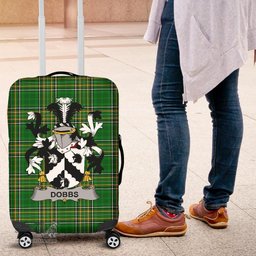 Irish Dobbs Coat of Arms Family Crest Ireland Luggage Cover Irish National Tartan Irish County Luggage Cover