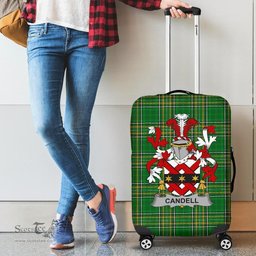 Irish Candell Coat of Arms Family Crest Ireland Luggage Cover Irish National Tartan Irish County Luggage Cover