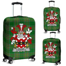Irish Candell Coat of Arms Family Crest Ireland Luggage Cover Irish National Tartan Irish County Luggage Cover