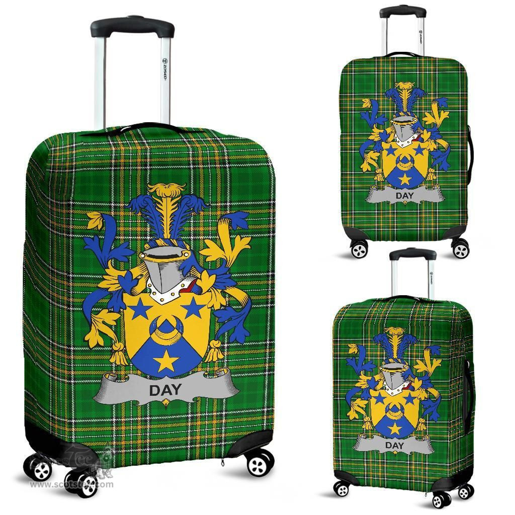 Irish Day Coat of Arms Family Crest Ireland Luggage Cover Irish National Tartan Irish County Luggage Cover