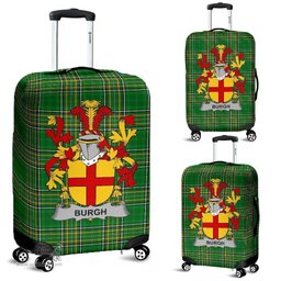 Irish Burgh Coat of Arms Family Crest Ireland Luggage Cover Irish National Tartan Irish County Luggage Cover