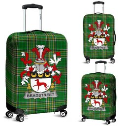 Irish Bradstreet Coat of Arms Family Crest Ireland Luggage Cover Irish National Tartan Irish County Luggage Cover