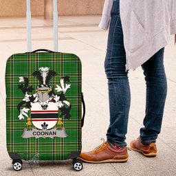 Irish Coonan or O'Conan Coat of Arms Family Crest Ireland Luggage Cover Irish National Tartan Irish County Luggage Cover