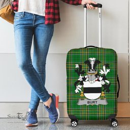 Irish Burt or Birt Coat of Arms Family Crest Ireland Luggage Cover Irish National Tartan Irish County Luggage Cover