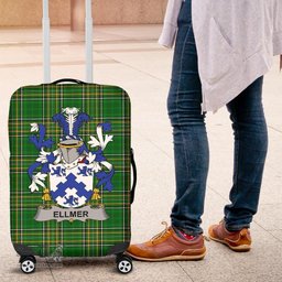 Irish Ellmer Coat of Arms Family Crest Ireland Luggage Cover Irish National Tartan Irish County Luggage Cover