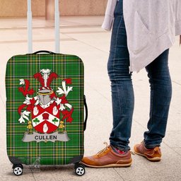 Irish Cullen or O'Cullen Coat of Arms Family Crest Ireland Luggage Cover Irish National Tartan Irish County Luggage Cover