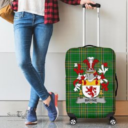 Irish Bryne or Brinn Coat of Arms Family Crest Ireland Luggage Cover Irish National Tartan Irish County Luggage Cover