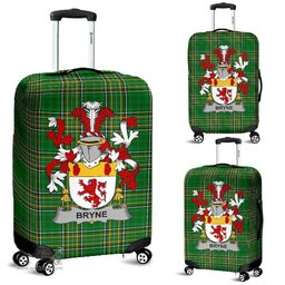 Irish Bryne or Brinn Coat of Arms Family Crest Ireland Luggage Cover Irish National Tartan Irish County Luggage Cover