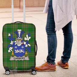 Irish Carbery Coat of Arms Family Crest Ireland Luggage Cover Irish National Tartan Irish County Luggage Cover