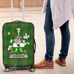 Irish Donohue or O'Donohue Coat of Arms Family Crest Ireland Luggage Cover Irish National Tartan Irish County Luggage Cover