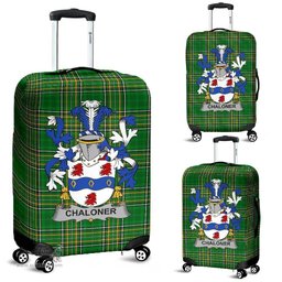 Irish Chaloner Coat of Arms Family Crest Ireland Luggage Cover Irish National Tartan Irish County Luggage Cover