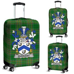 Irish Durrant Coat of Arms Family Crest Ireland Luggage Cover Irish National Tartan Irish County Luggage Cover