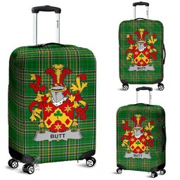 Irish Butt Coat of Arms Family Crest Ireland Luggage Cover Irish National Tartan Irish County Luggage Cover