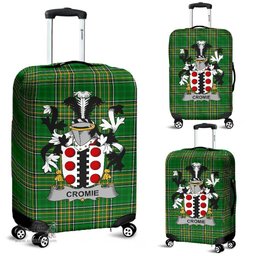 Irish Cromie Coat of Arms Family Crest Ireland Luggage Cover Irish National Tartan Irish County Luggage Cover