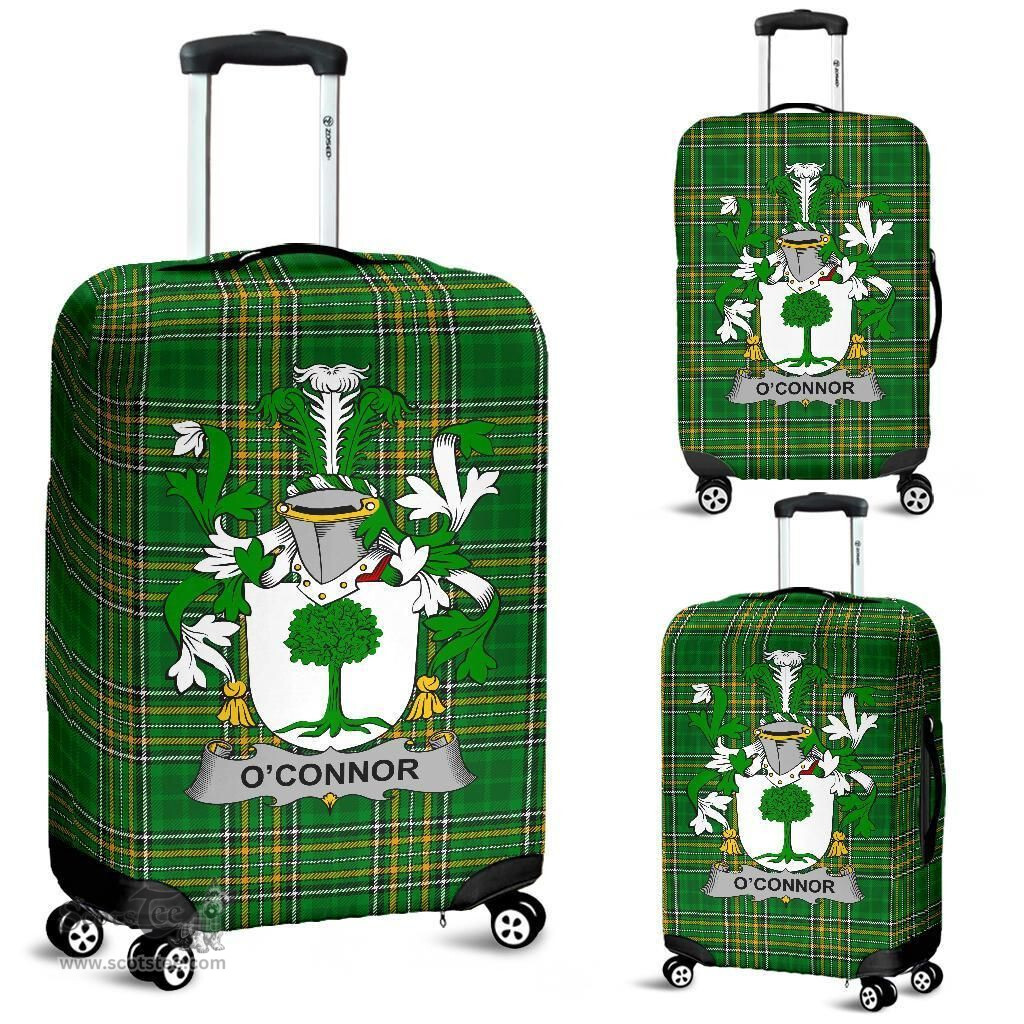 Irish Connor or O'Connor (Don) Coat of Arms Family Crest Ireland Luggage Cover Irish National Tartan Irish County Luggage Cover
