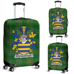 Irish Fitz-Eustace Coat of Arms Family Crest Ireland Luggage Cover Irish National Tartan Irish County Luggage Cover