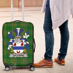 Irish Gilligan or McGilligan Coat of Arms Family Crest Ireland Luggage Cover Irish National Tartan Irish County Luggage Cover