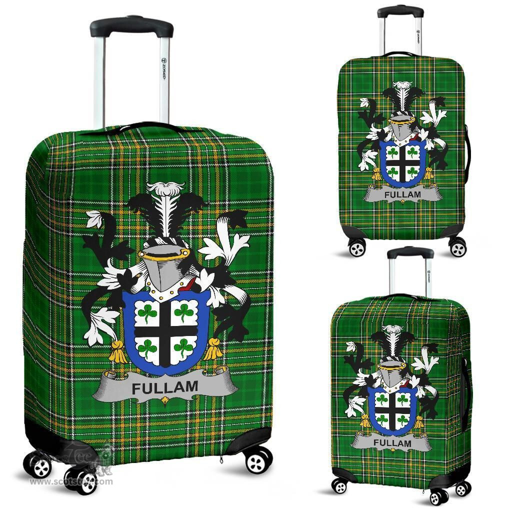 Irish Fullam Coat of Arms Family Crest Ireland Luggage Cover Irish National Tartan Irish County Luggage Cover