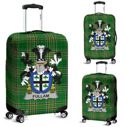 Irish Fullam Coat of Arms Family Crest Ireland Luggage Cover Irish National Tartan Irish County Luggage Cover