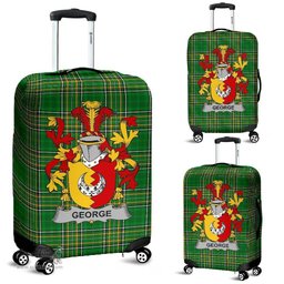Irish George Coat of Arms Family Crest Ireland Luggage Cover Irish National Tartan Irish County Luggage Cover