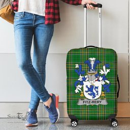 Irish Fitz-Rery Coat of Arms Family Crest Ireland Luggage Cover Irish National Tartan Irish County Luggage Cover
