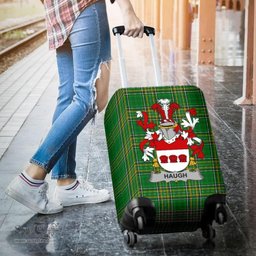 Irish Haugh or O'Hough Coat of Arms Family Crest Ireland Luggage Cover Irish National Tartan Irish County Luggage Cover