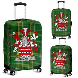 Irish Gilmartin or Kilmartin Coat of Arms Family Crest Ireland Luggage Cover Irish National Tartan Irish County Luggage Cover