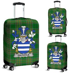Irish Gilfoyle or McGilfoyle Coat of Arms Family Crest Ireland Luggage Cover Irish National Tartan Irish County Luggage Cover