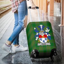 Irish Gara or O'Gara Coat of Arms Family Crest Ireland Luggage Cover Irish National Tartan Irish County Luggage Cover