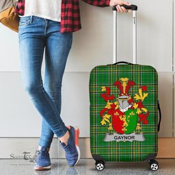 Irish Gaynor or McGaynor Coat of Arms Family Crest Ireland Luggage Cover Irish National Tartan Irish County Luggage Cover