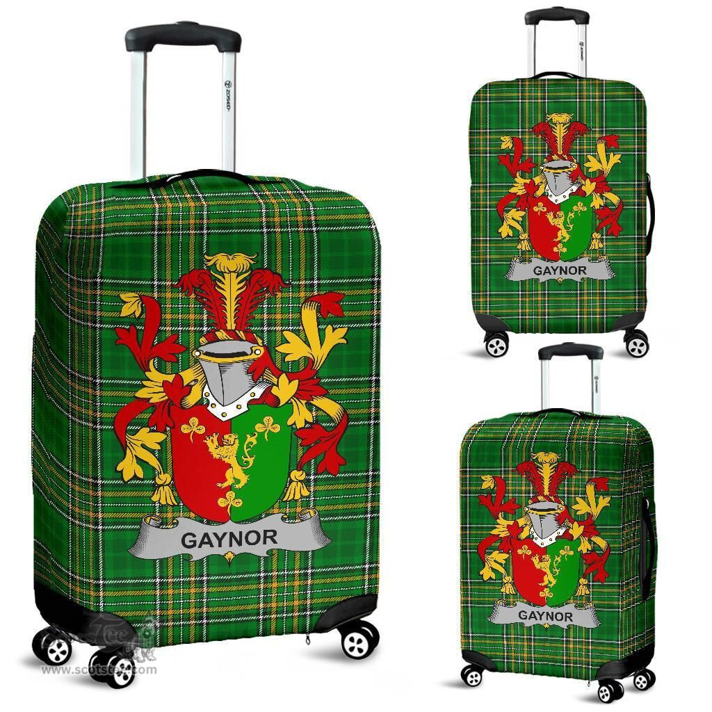 Irish Gaynor or McGaynor Coat of Arms Family Crest Ireland Luggage Cover Irish National Tartan Irish County Luggage Cover