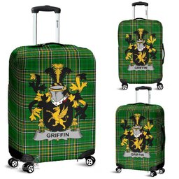 Irish Griffin or O'Griffy Coat of Arms Family Crest Ireland Luggage Cover Irish National Tartan Irish County Luggage Cover