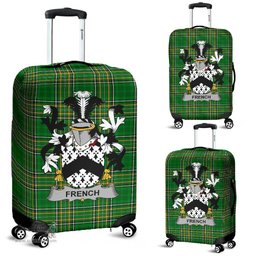 Irish French Coat of Arms Family Crest Ireland Luggage Cover Irish National Tartan Irish County Luggage Cover