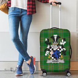 Irish Hand or McClave Coat of Arms Family Crest Ireland Luggage Cover Irish National Tartan Irish County Luggage Cover