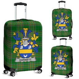 Irish Harnett or Hartnet Coat of Arms Family Crest Ireland Luggage Cover Irish National Tartan Irish County Luggage Cover