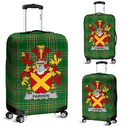 Irish Farren or O'Farren Coat of Arms Family Crest Ireland Luggage Cover Irish National Tartan Irish County Luggage Cover