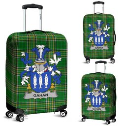 Irish Gahan or McGahan Coat of Arms Family Crest Ireland Luggage Cover Irish National Tartan Irish County Luggage Cover