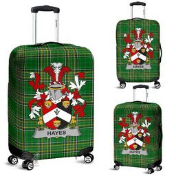 Irish Hayes Coat of Arms Family Crest Ireland Luggage Cover Irish National Tartan Irish County Luggage Cover