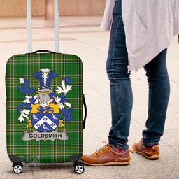 Irish Goldsmith Coat of Arms Family Crest Ireland Luggage Cover Irish National Tartan Irish County Luggage Cover