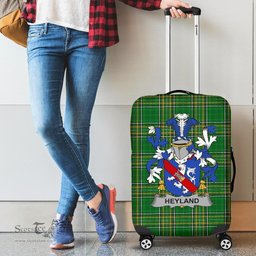 Irish Heyland Coat of Arms Family Crest Ireland Luggage Cover Irish National Tartan Irish County Luggage Cover