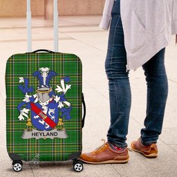 Irish Heyland Coat of Arms Family Crest Ireland Luggage Cover Irish National Tartan Irish County Luggage Cover