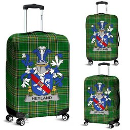Irish Heyland Coat of Arms Family Crest Ireland Luggage Cover Irish National Tartan Irish County Luggage Cover